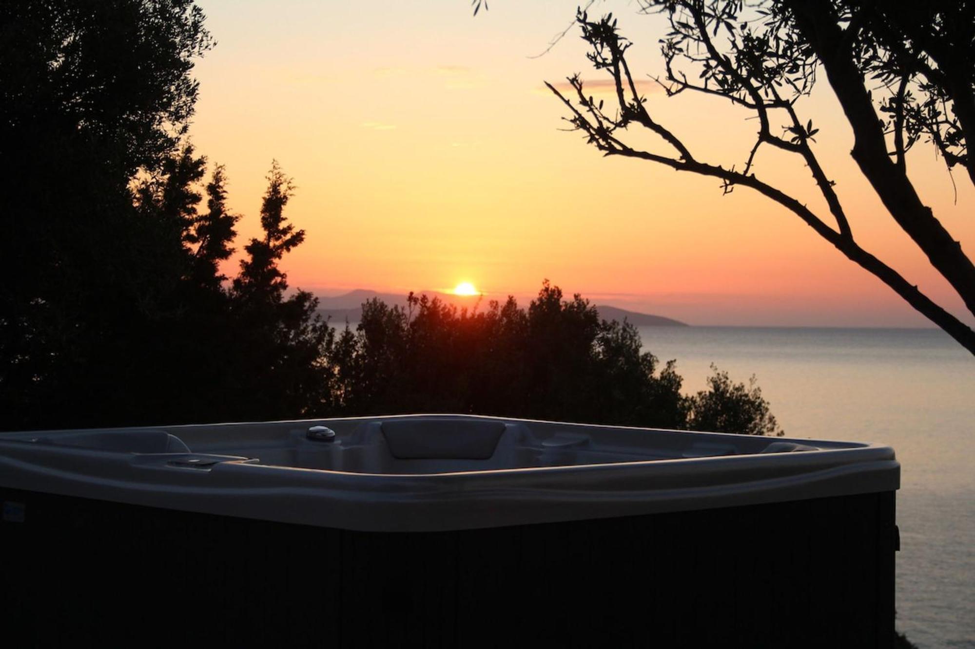 Ligaridia Villa Rouvis With Outdoor Hot Tub מראה חיצוני תמונה